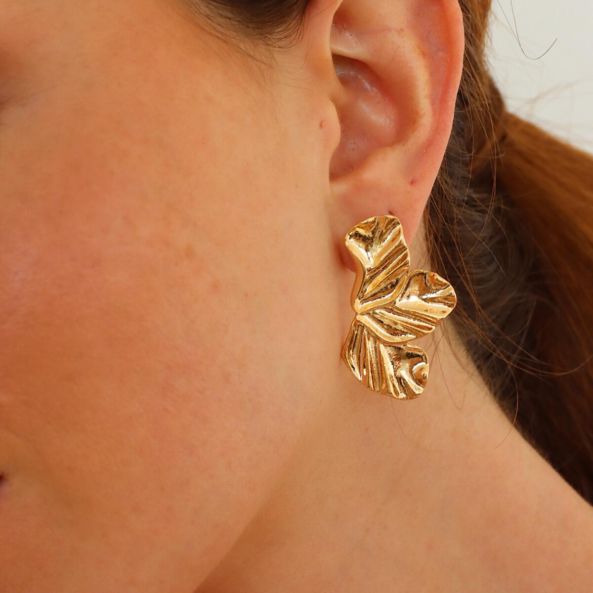 Brincos Folheado a ouro 18k Lucimara