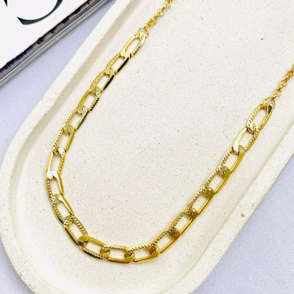 Colar choker Rafaelle folheado a ouro 18k