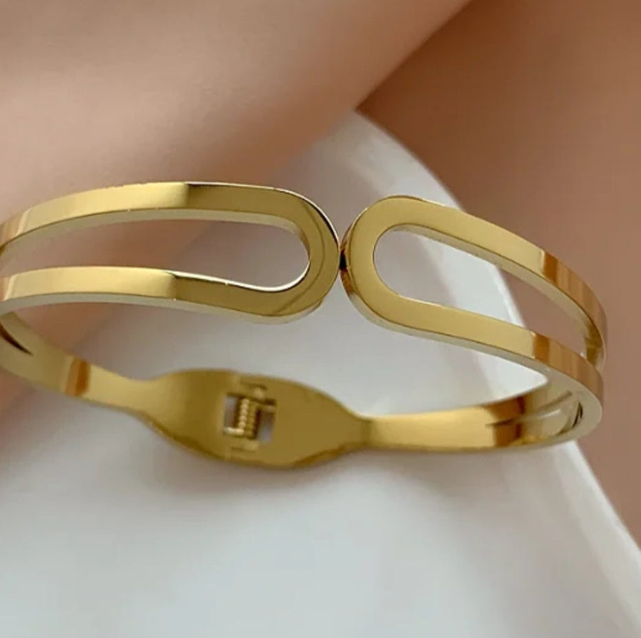 Bracelete Gisele em aço inoxidável 316l