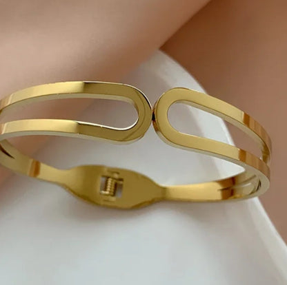 Bracelete Gisele em aço inoxidável 316l