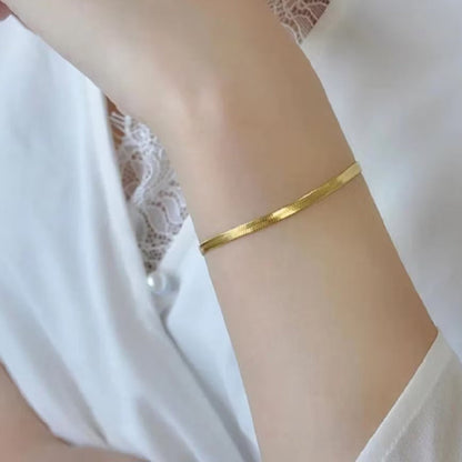 Pulseira laminada fita Elaine