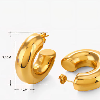 Brinco Argola Grossa Flora