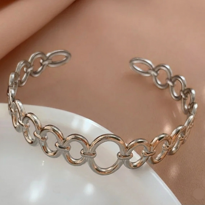 Bracelete Adriana aço Inoxidável prata