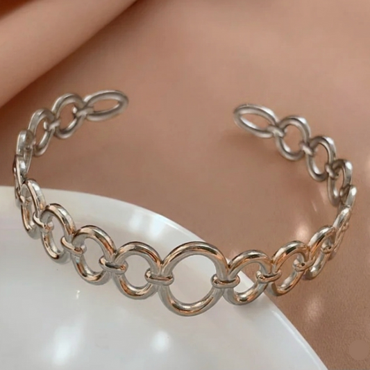 Bracelete Adriana aço Inoxidável prata