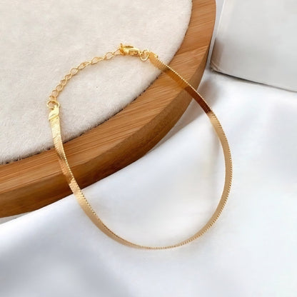Pulseira laminada fita Elaine